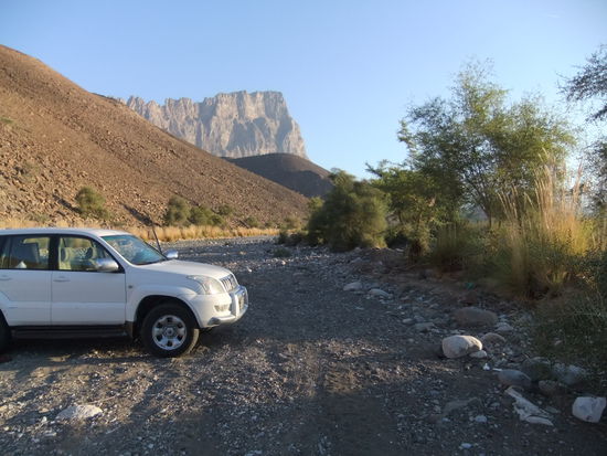 Oman - Zwischen Ibri und Bahla - Wadi Dam - Unsere Übernachtungsstelle