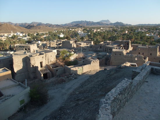 Oman - Bahla - Festungsanlage -Blick auf die Stadt