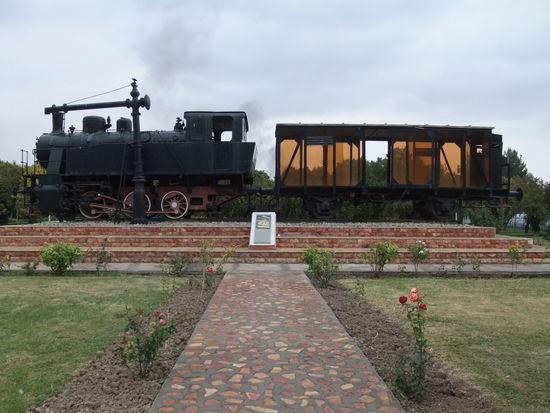 Iran - Täbris - Dampflokomotive der Hedschas Eisenbahn