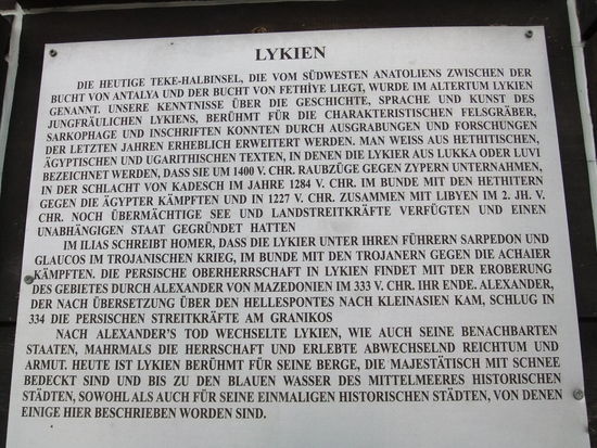 Türkei - Beschreibung von Lykien