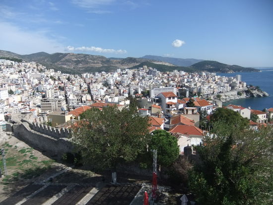 Griechenland - Kavalla - Blick von der Burg auf die Stadt