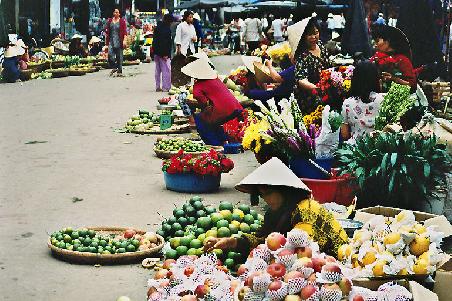 Tagesmarkt in Trang