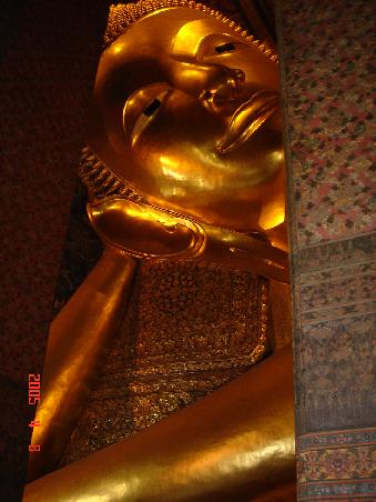 Kopf des liegenden Bhudda