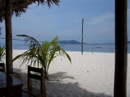 Blick von der Strandbar