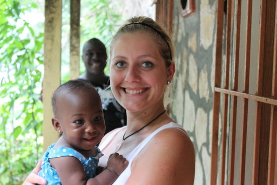 Kleine Antonia (Tochter unseres Guides in Nassau)