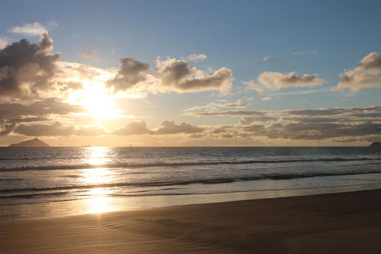 Sonnenaufgang über dem Pazifik