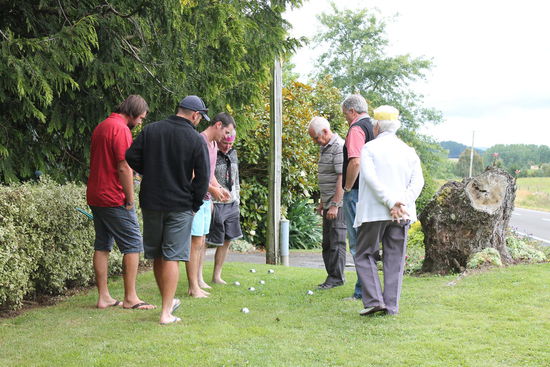 Boccia-Runde zu Christmas