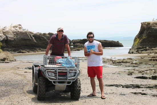 Am Cape Kidnappers...