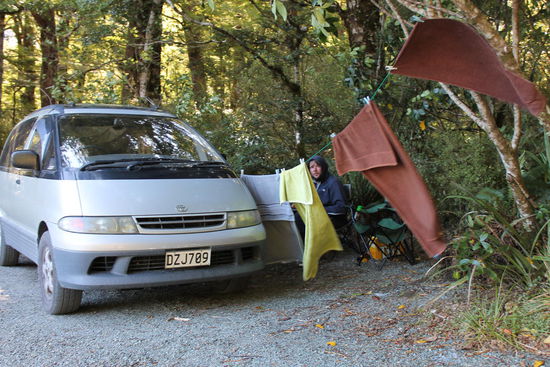 Auf dem Weg zum Milford Sound 