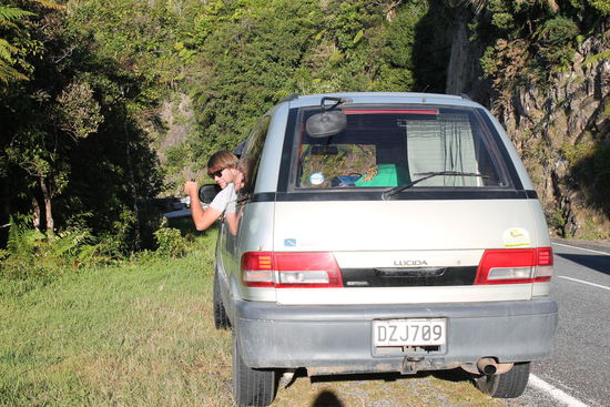 On the road an der Westküste 