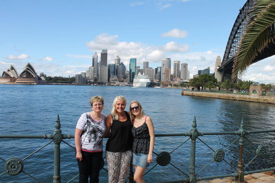 Sicht von der anderen Seite der Harbour Bridge 