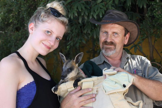 Theresa vorm Featherdale Wildlife Park