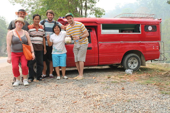 Wir mit Phun und ihrem Mann 