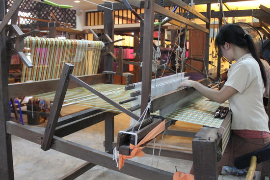 In der Seidenfabrik...