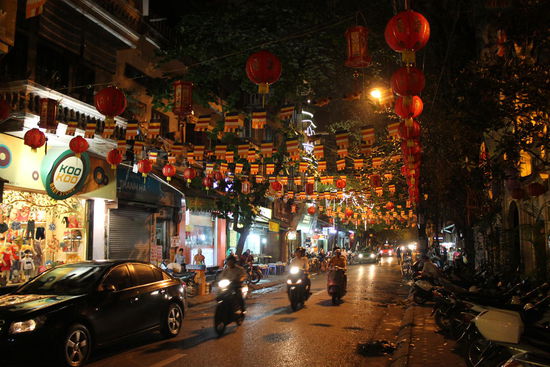 Hanoi bei Nacht 