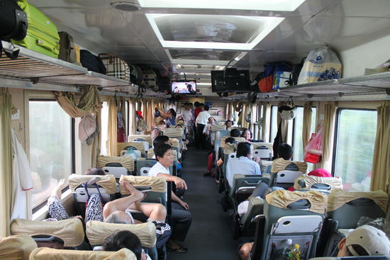 Im Zug nach Nha Trang....