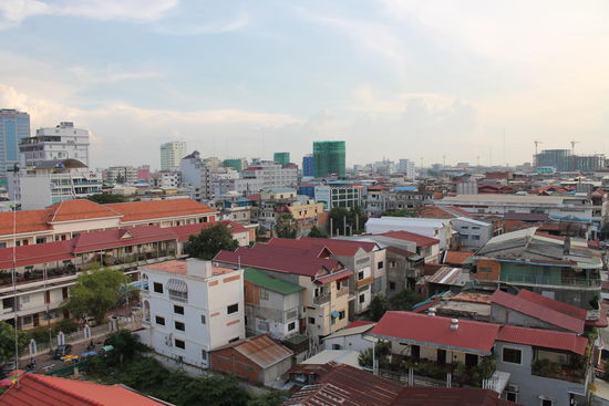 Phnom Penh von oben