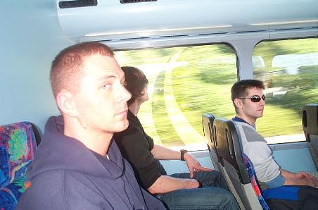 Hansi, Gideon und Martin im AIRbus!