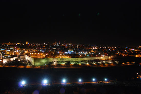 Jerusalem bei Nacht