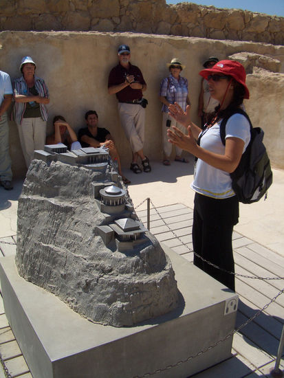 Michal erklärt den Palast des Herodes