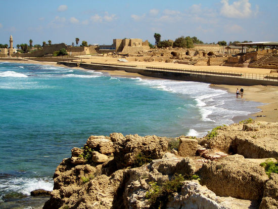 Hafengelände von Cäsarea