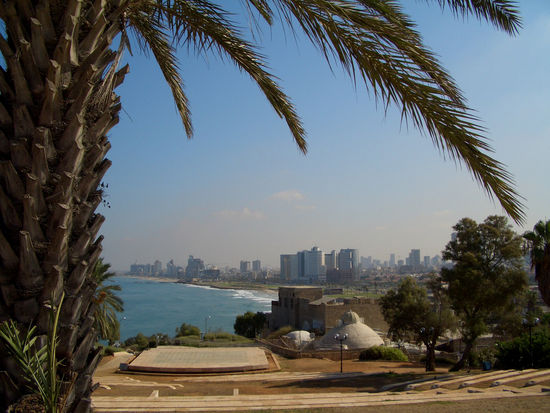 Blick von Jaffa nach Tel Aviv