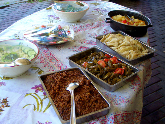 fleischlose, drusische Spezialitäten