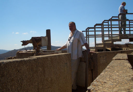 Bei einer alten MG-Stellung
