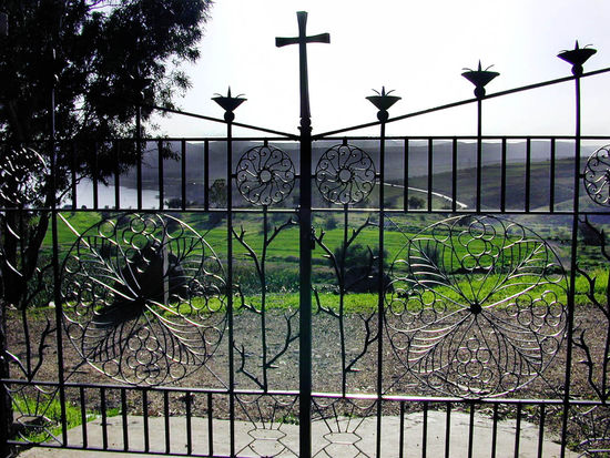 Hier stand Jesus bei der Bergpredigt