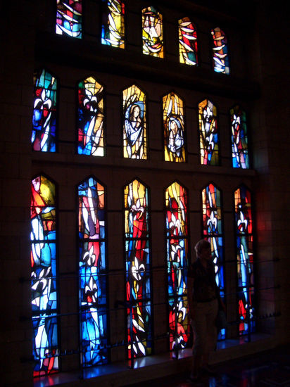 Fenster in der Verkündigungsbasilika