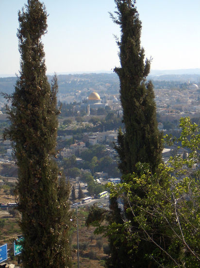 Blick vom Berg Scopio auf Jerusalem