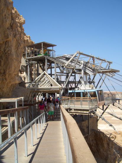 Die Bergstation der Seilbahn
