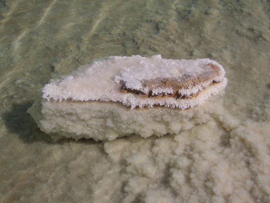 salzüberzogener Stein