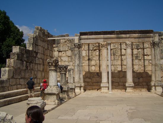 Synagoge, in welcher Jesus lehrte