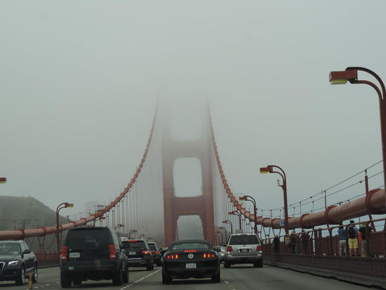 Im Nebel, wie fast immer...