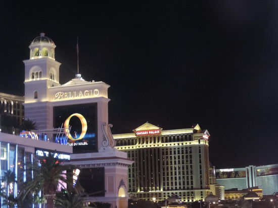 Das berühmte Bellagio und Ceasar's Palace ... die Lobby jedes Hotels, das etwas auf sich hält, ist auch gleichzeitig eine riesige Spielhalle 