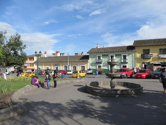 Dorfplatz in San Gabriel, werden wir nie vergessen...