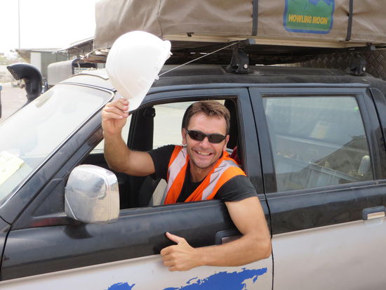 Hafenarbeiter Bütikofer in Cartagena, Kolumbien