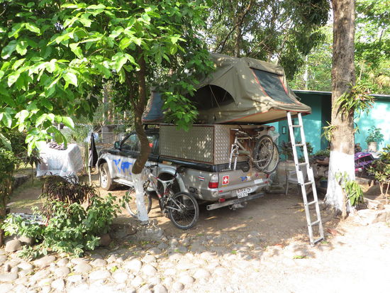 Campingplatz in El Salvador