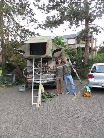 Letztes Mal Campen in Arlesheim