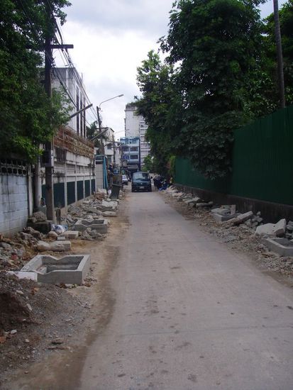 hier haben wir gewohnt...