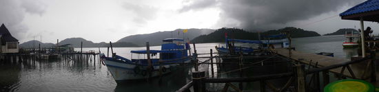 Ausblick aus unserem Pfahlbungalow #2