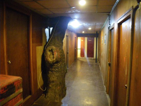 Toilette am Ende des Ganges:
Tag #1: Sauber
Tag #2: Zugereiert
Tag #3: Zusaetlich noch verstopft und ueberlaufen