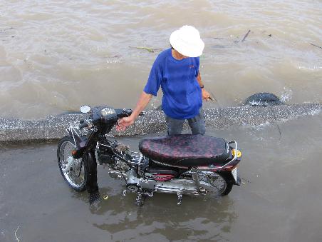 Mopedwaschanlage