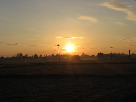 Sonnenaufgang auf dem Weg nach My Son