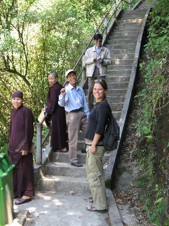 Auf dem Weg zum Wasserfall