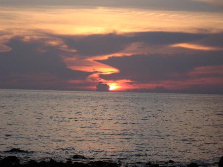 Sonnenuntergang vor'm Tree-House