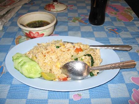 fried rice with chicken