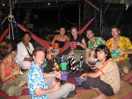 Vorbereitung auf die Partynacht
