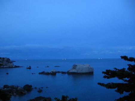 mal wieder: Abendstimmung am Strand